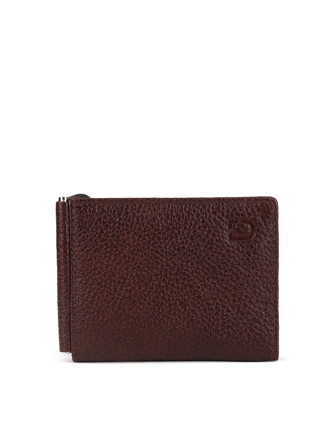 

Urbano Fashion Textured Leather Two Fold Wallet, Brown