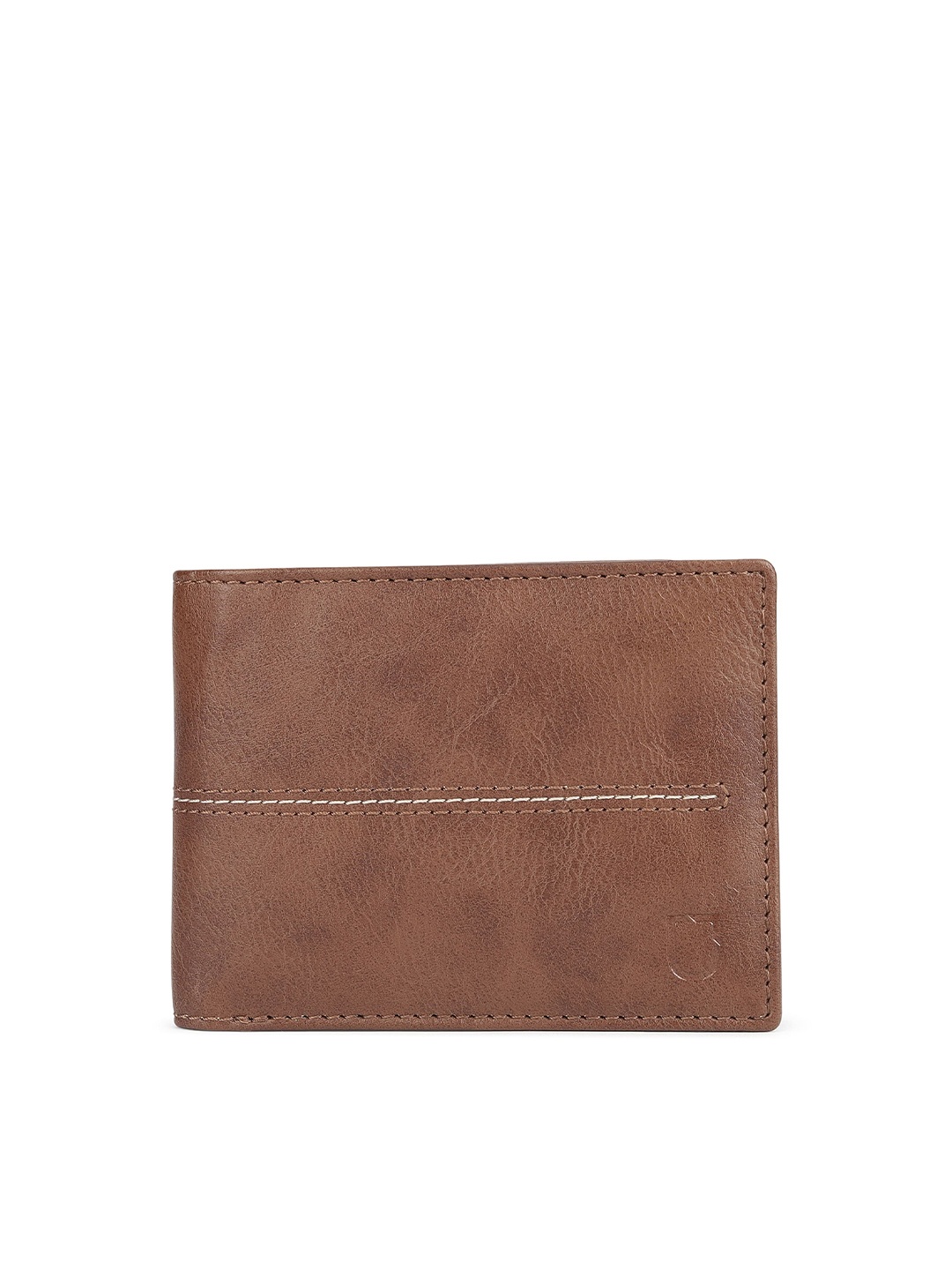 

Urbano Fashion Men Textured Leather Two Fold Wallet, Brown