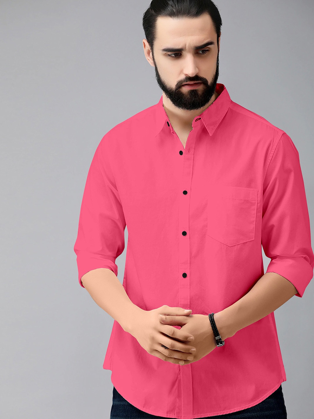 

Jinax Comfort Slim Fit Spread Collar Formal Shirt, Fuchsia
