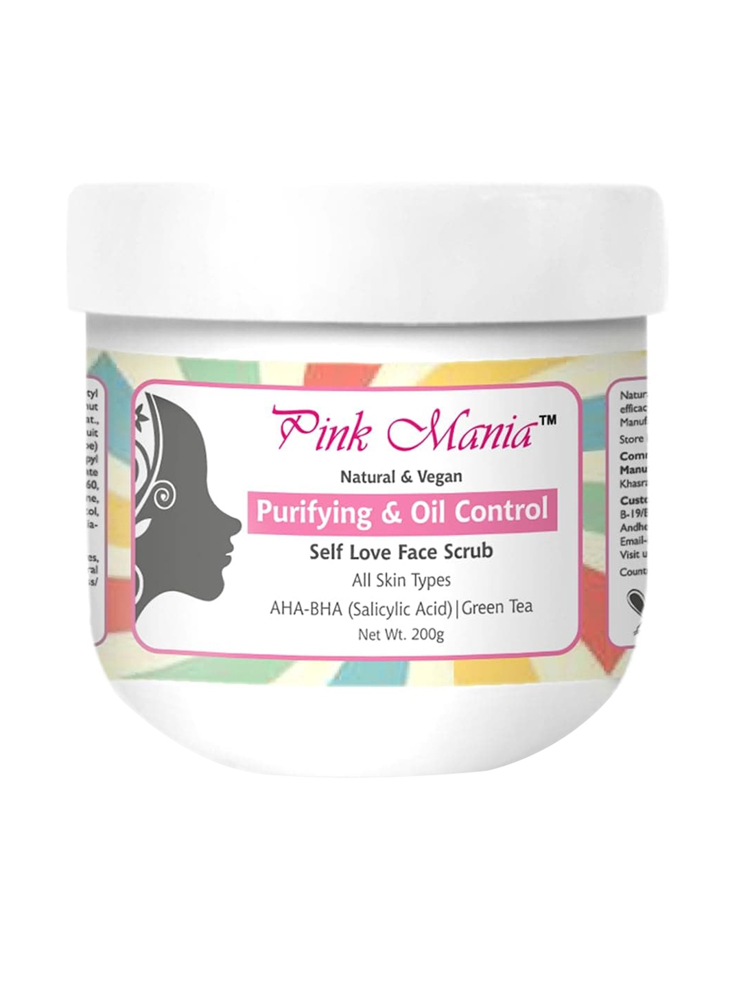 

Passion Indulge Pink Mania Purifying & Oil Control Face Scrub-200gm, White