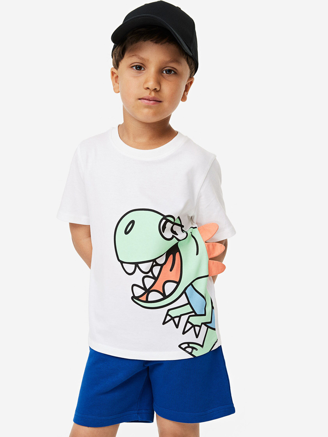 

H&M Boys 2-Piece Applique Set, White