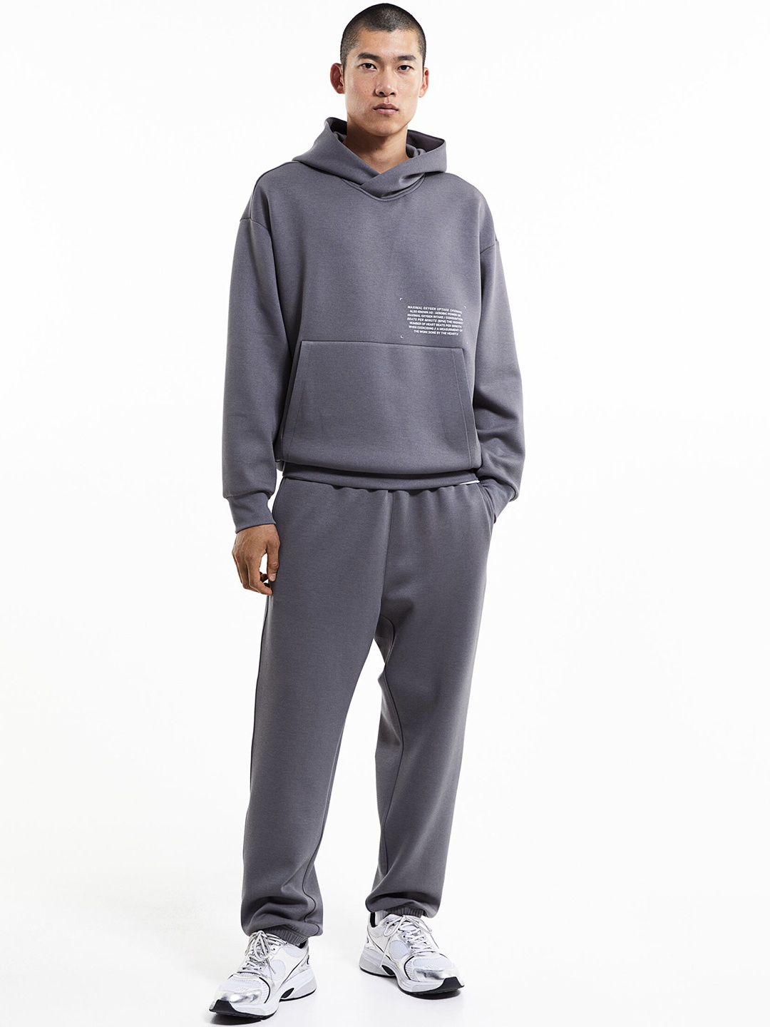 

H&M Men DryMove Sports Joggers, Grey