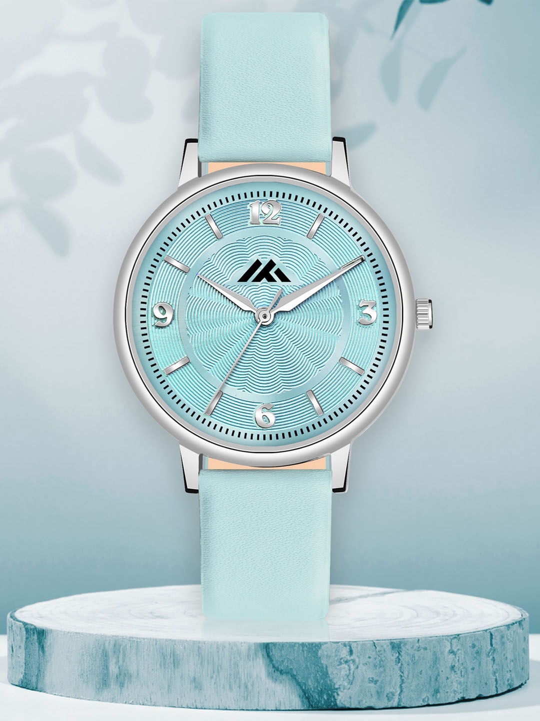 

Shocknshop Women Round Analogue Watch MT545, Turquoise blue