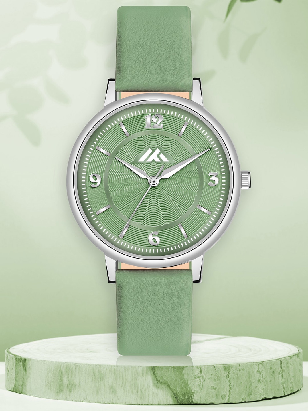 

Shocknshop Women Round Analogue Watch MT543, Green
