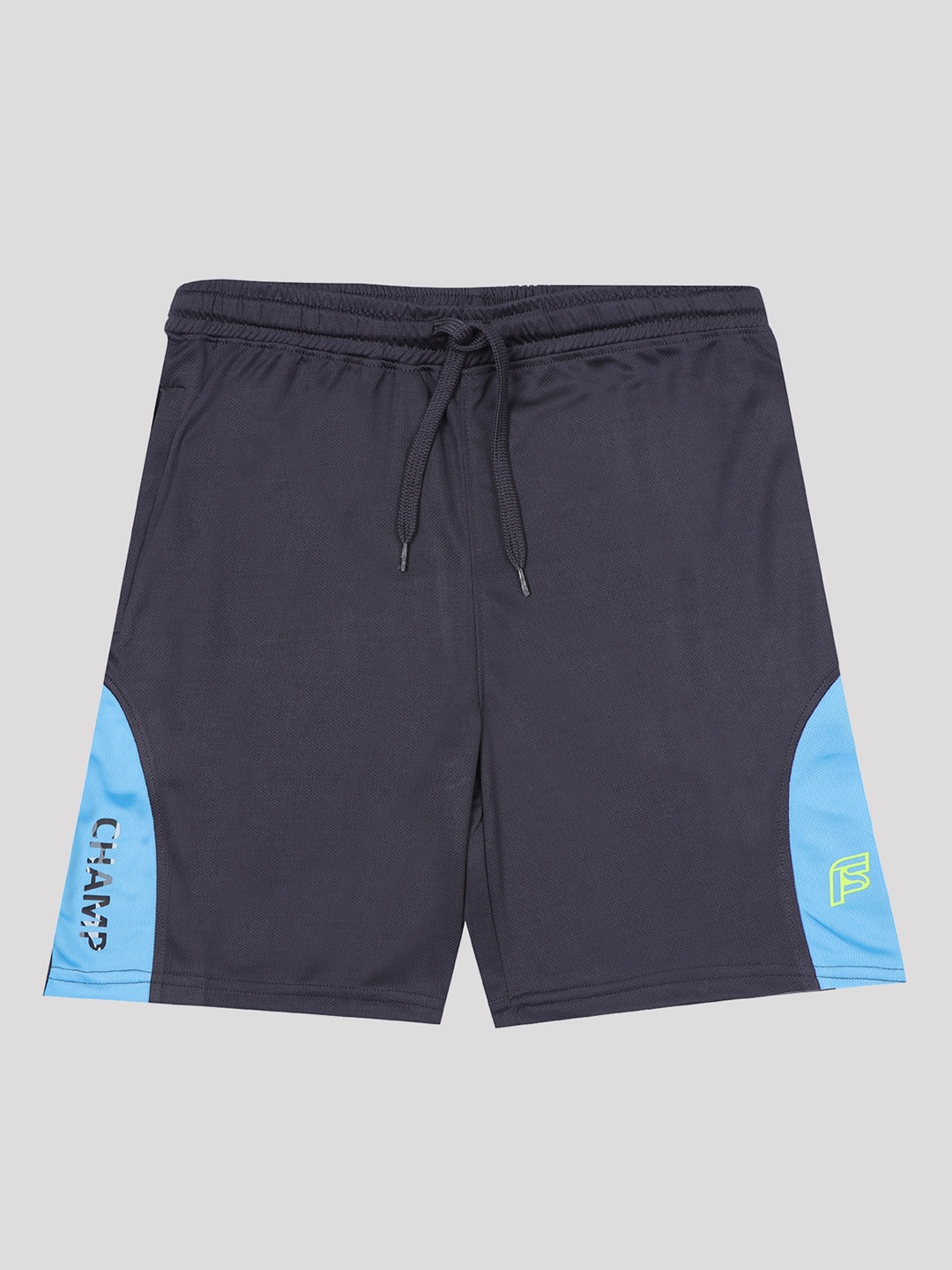 

F&S Boys High-Rise Outdoor Sports Shorts, Grey