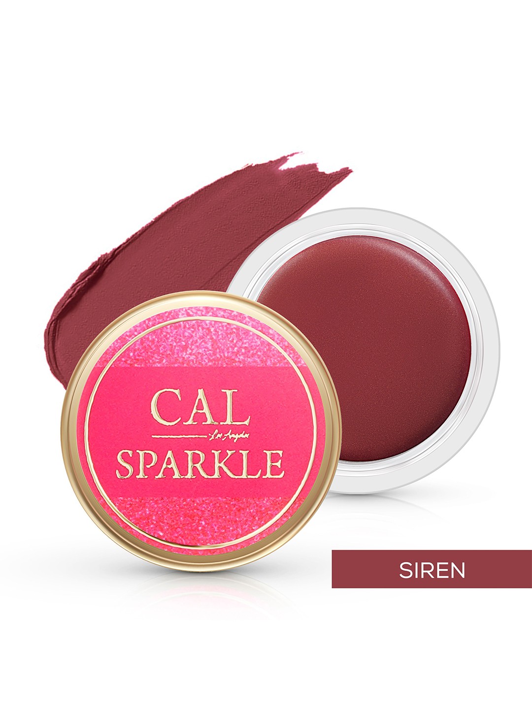 

CAL Losangeles Sparkle Long Lasting Lip & Cheek Tint 8g - Siren, Maroon