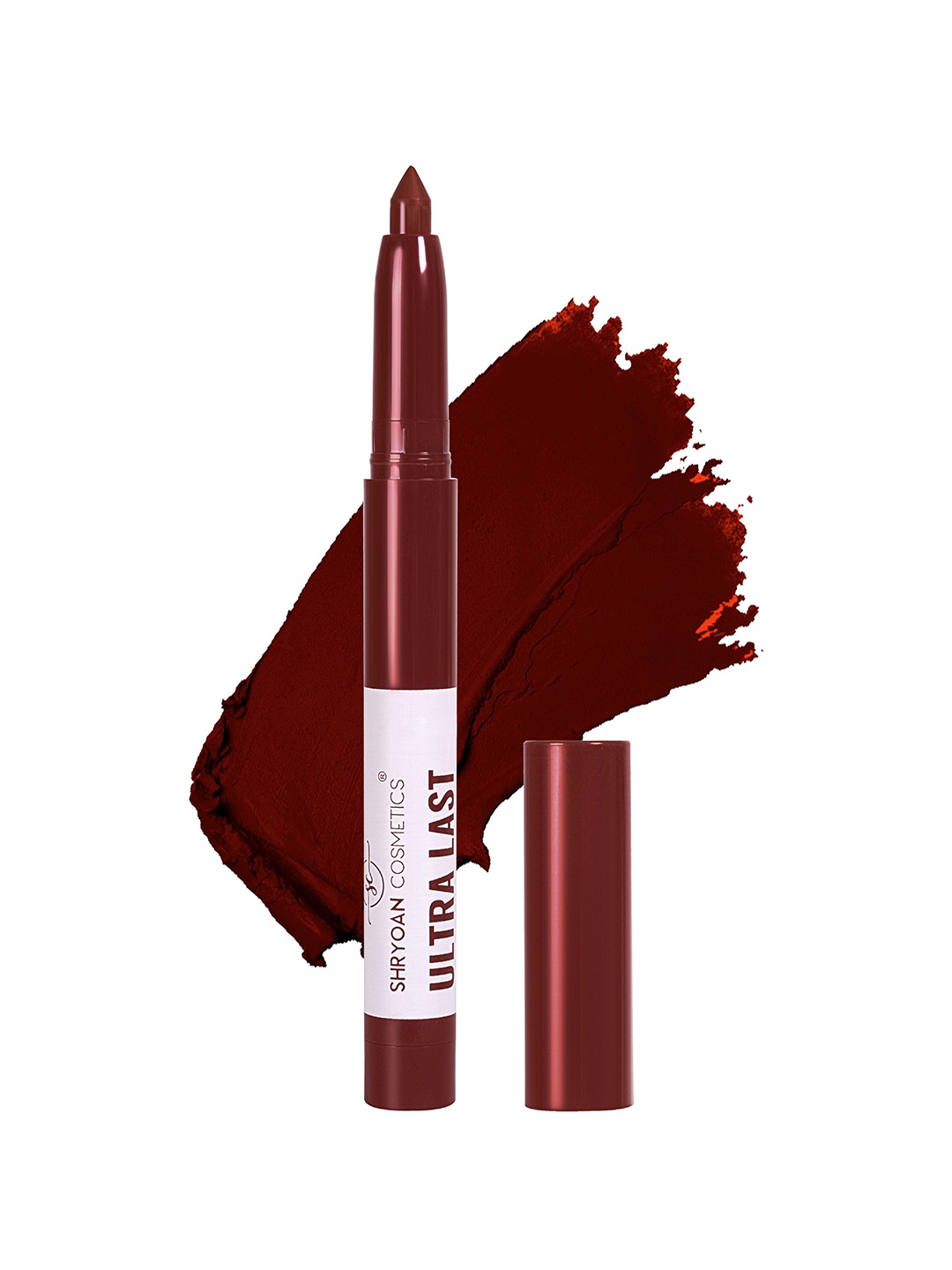 

SHRYOAN Ultra Last Revolving Crayon Lipstick - Bold Wine 20, Camel brown