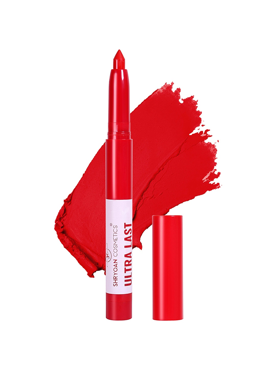 

SHRYOAN Ultra Last Light Weight Long Lasting Crayoan Lipstick - India Red - 1 3.5g