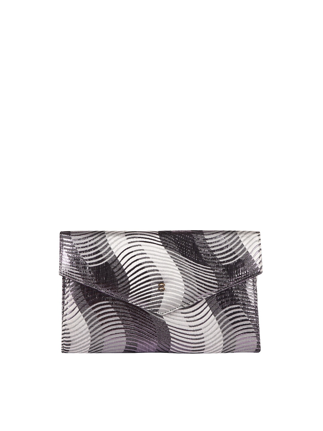 

HORRA Printed Envelope Clutch, Grey