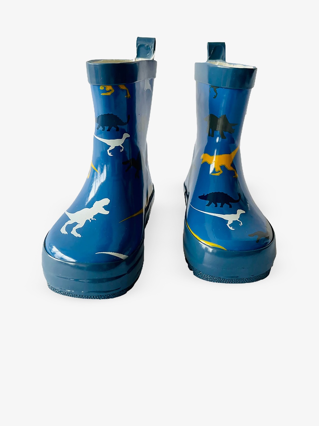 

Little Surprise Box LLP Kids Master Flysaurus Waterproof Flexible Rubber Rain Boots, Blue