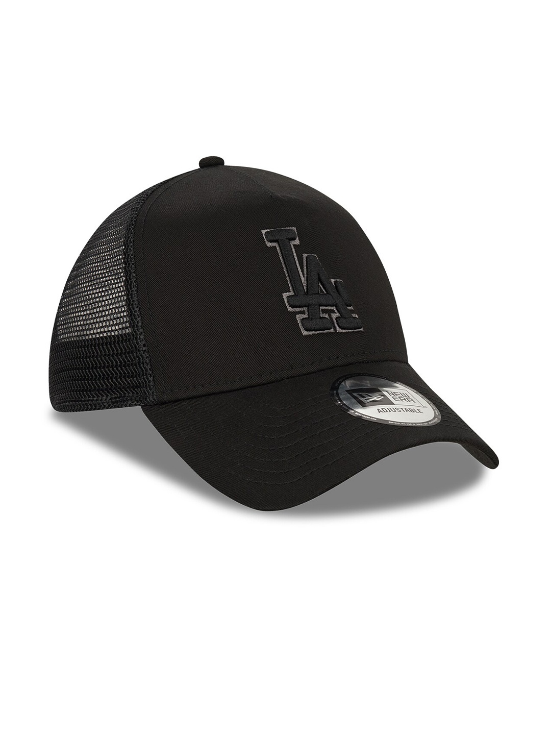 

New Era Men LA Dodgers Tonal A-Frame Trucker Cap, Black