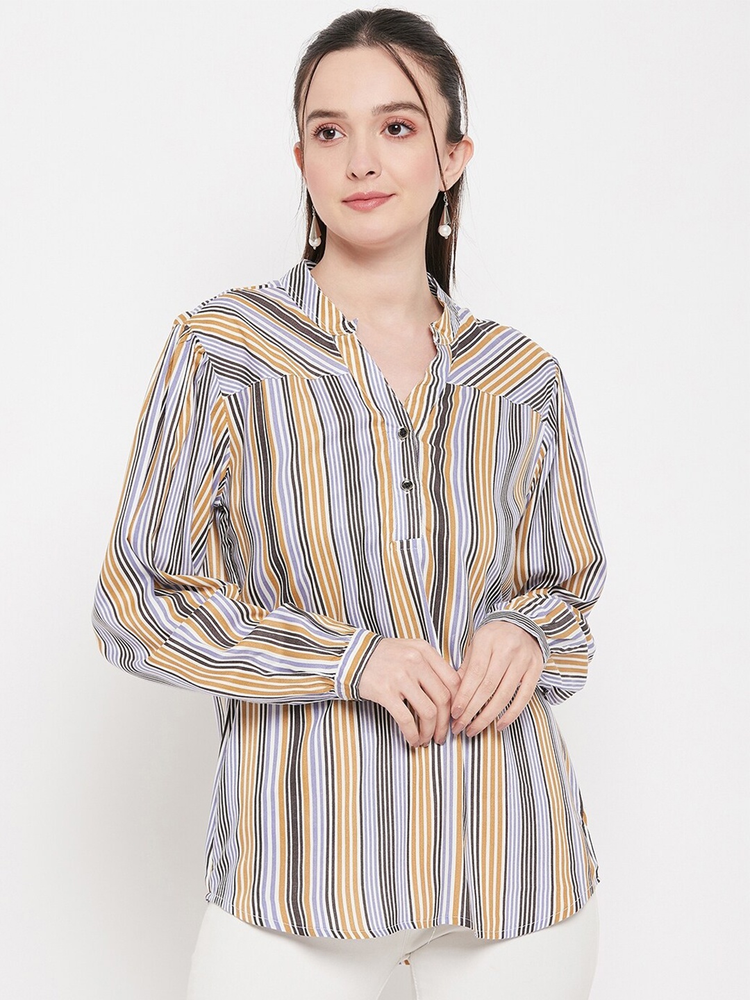 

BAESD Vertical Striped Top, Multi