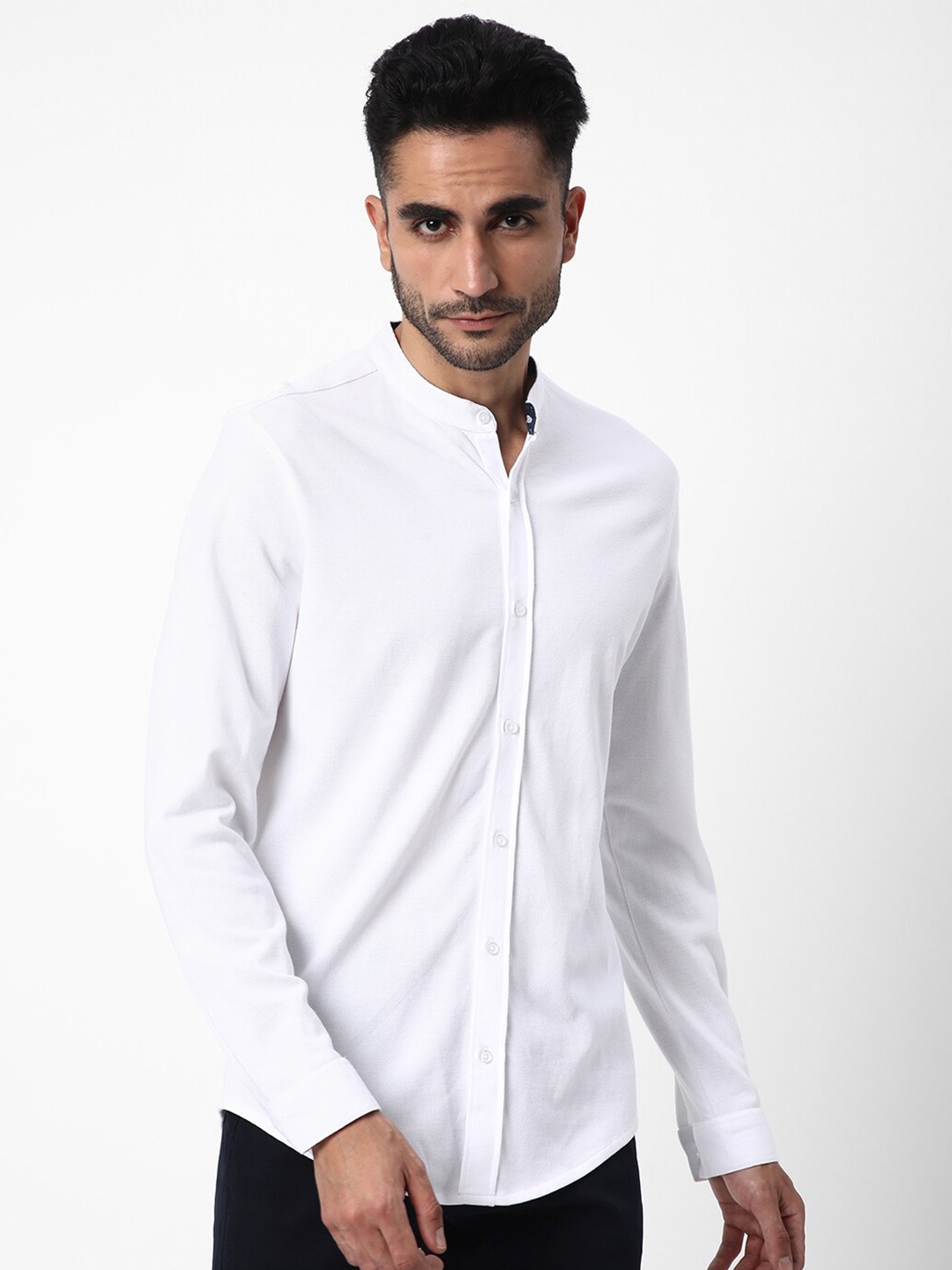 

R&B Regular Fit Cotton Casual Shirt, White