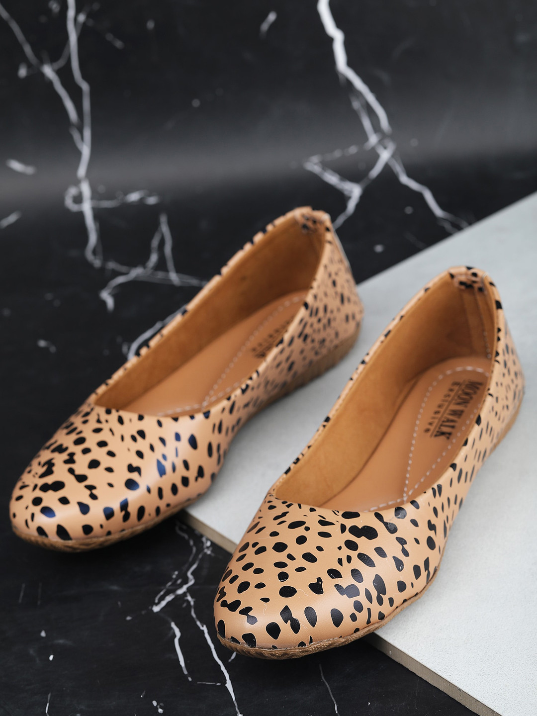 

Moonwalk Casual Printed Synthetic Ballerinas, Pink