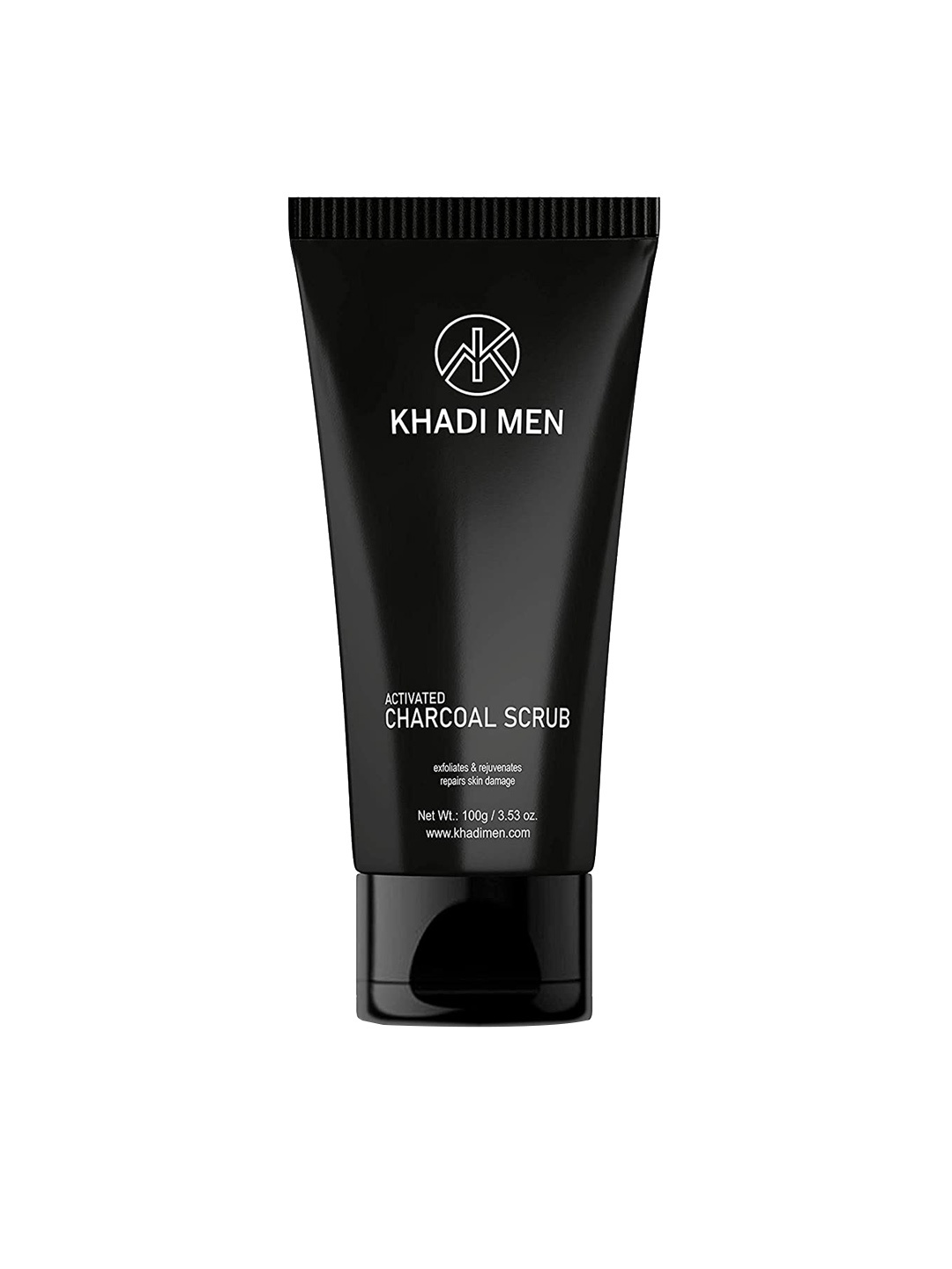 

Khadi Men Activated Charcoal Face Scrub for Oily & Prone Skin - 100g, Black