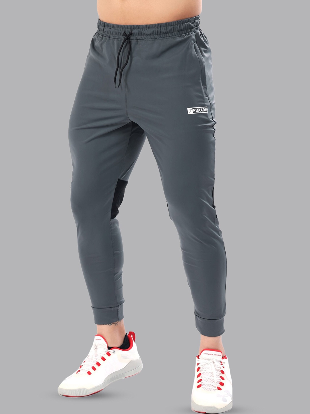 

FUAARK Supreme Slim Fit Sports Joggers, Grey