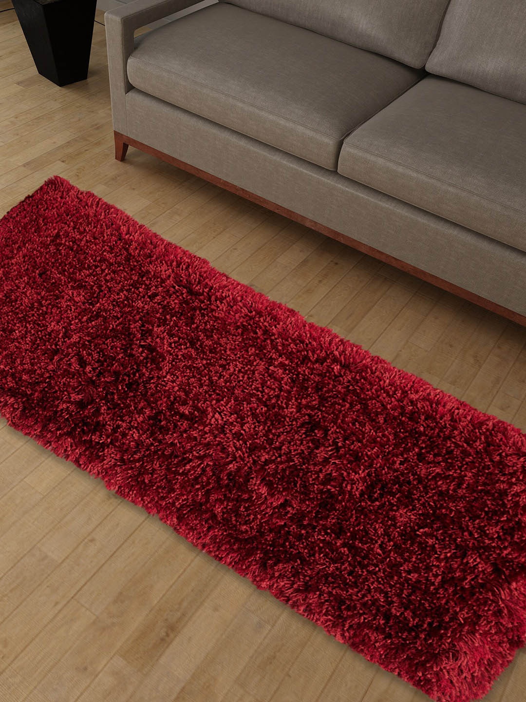 

Home Centre Colour Refresh Maroon Textured Tufted Rectangle Carpet