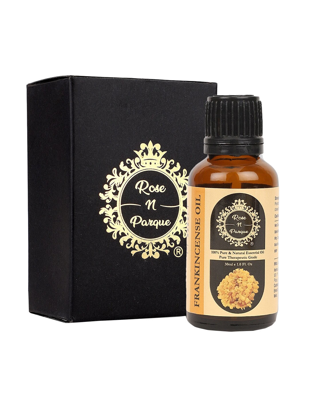 

ROSENPARQUE 100% Pure & Natural Therapeutic Grade Frankincense Essential Oil - 30 ml, Black