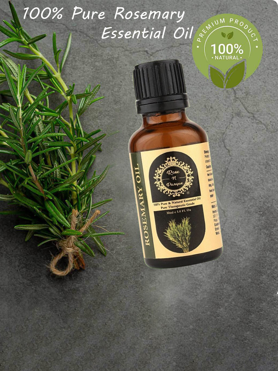 

ROSENPARQUE 100% Pure & Natural Therapeutic Grade Rosemary Essential Oil - 30 ml, Black