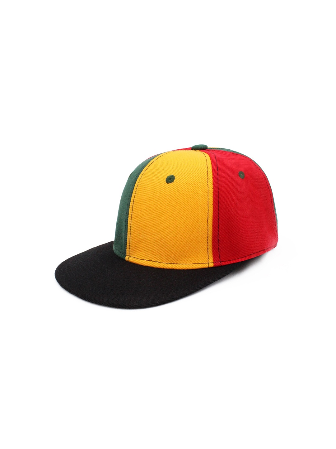 

JENNA Unisex Colourblocked Adjustable Snapback Cap, Yellow