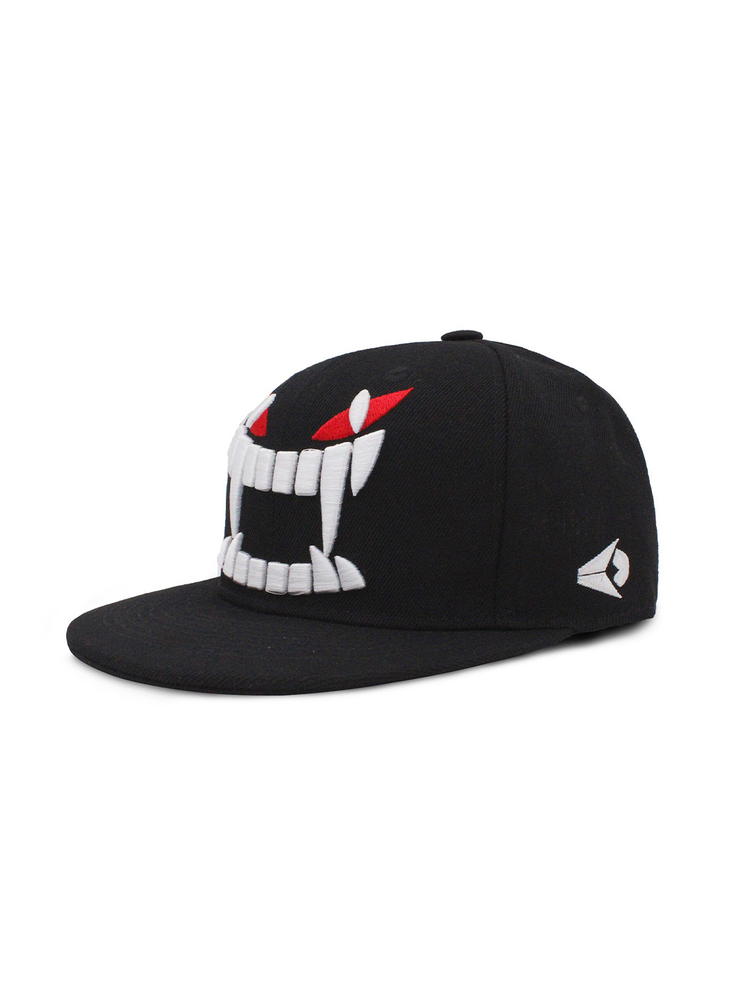 

JENNA Men Embroidered Snapback Cap, Black