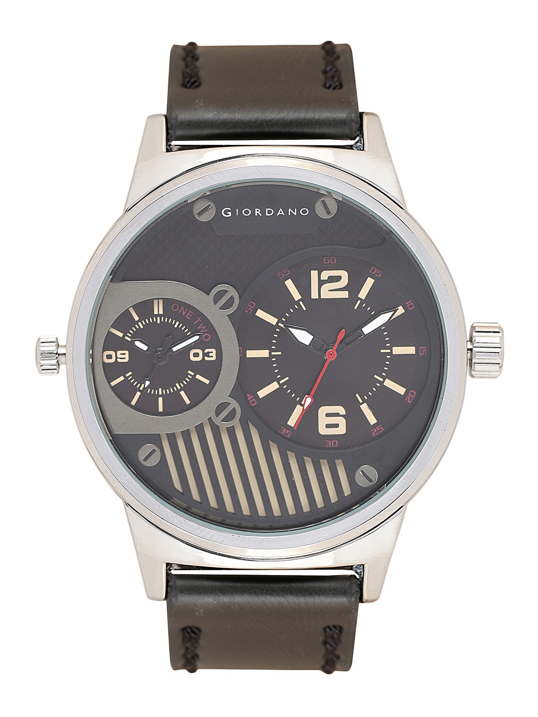 

GIORDANO Men Black Analogue Watch C1056-04