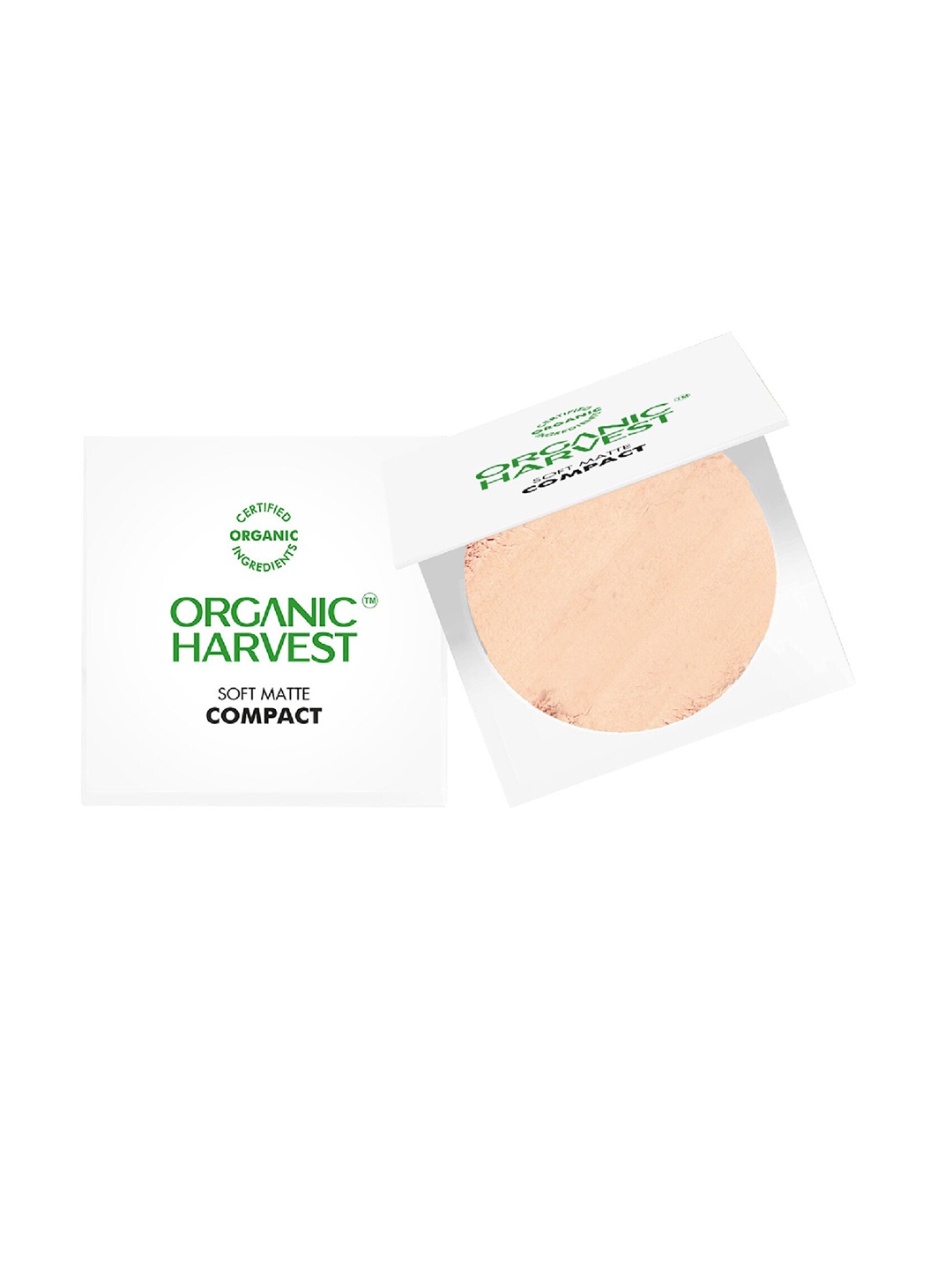 

Organic Harvest Soft Matte SPF 30 Compact Powder With Almond Oil & Vitamin C - Natural, Beige