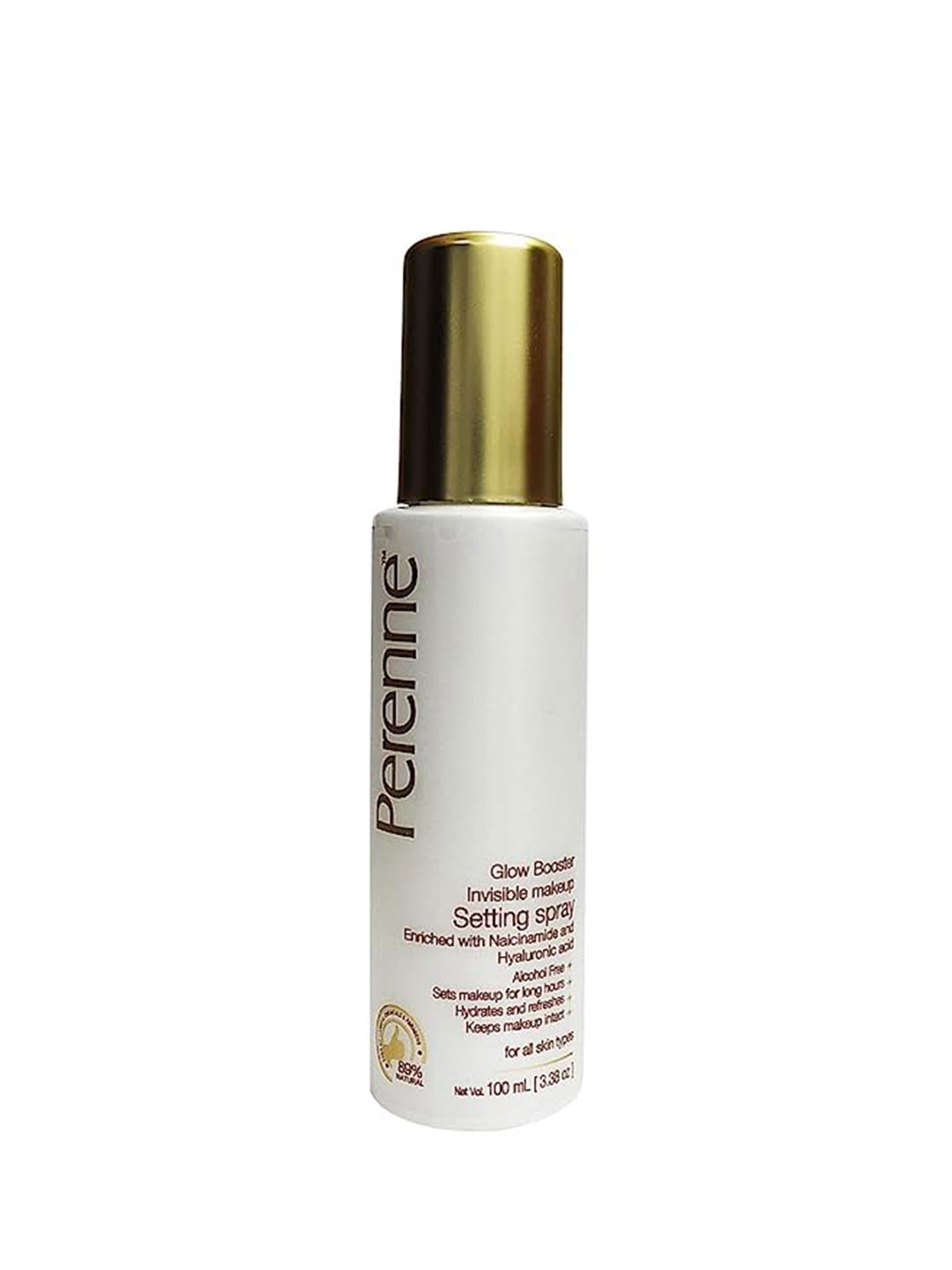 

Perenne Glow Booster Invisible Makeup Setting Spray with Niacinamide & Hyaluron - 100 ml, White