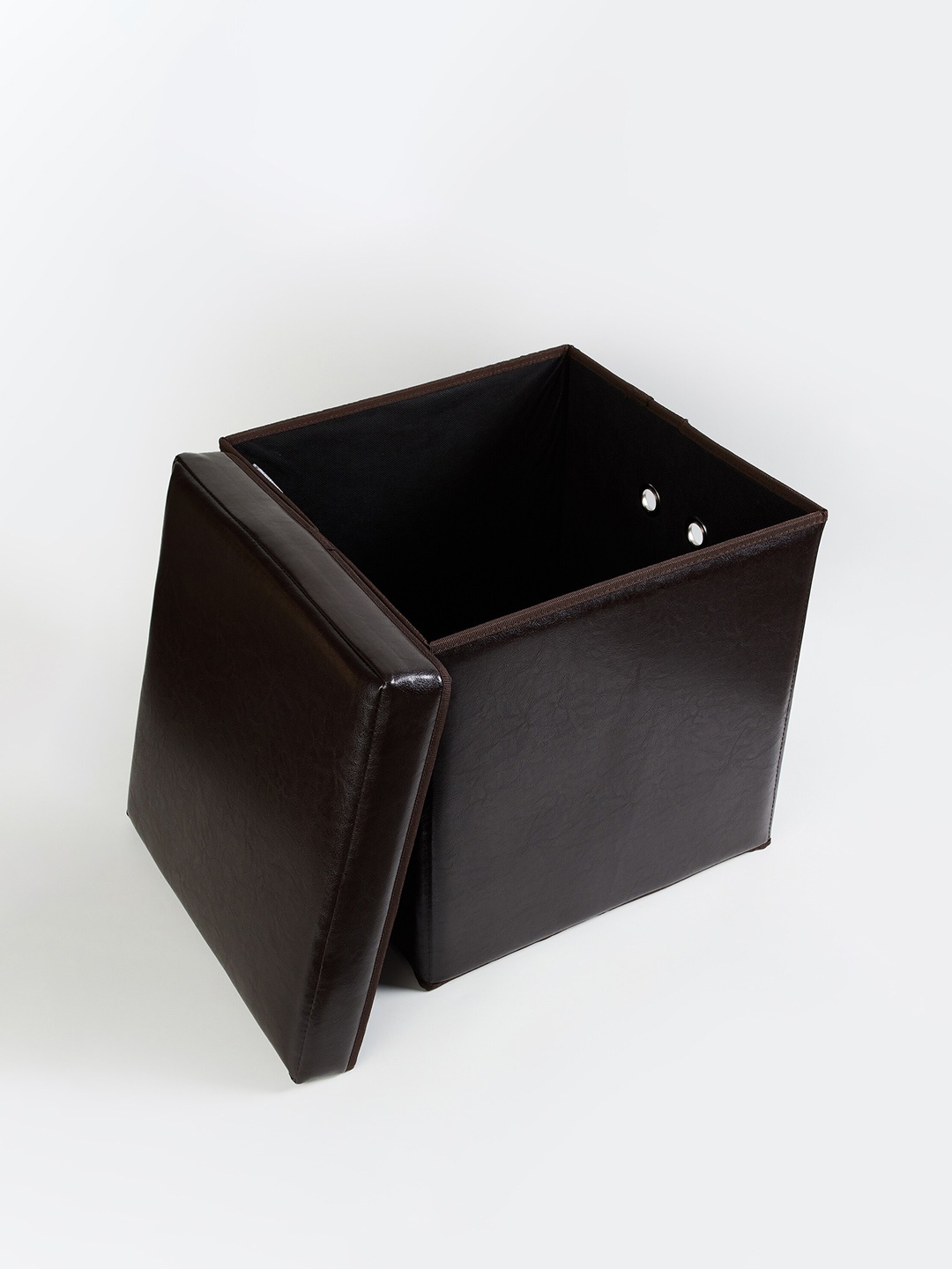 

Home Centre Brown Sanderson Faux Leather Collapsible Storage Ottoman