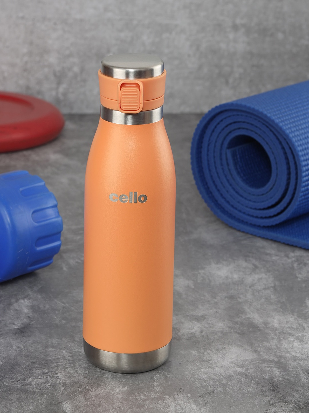 

Cello Duro Orange Double Wall Vaccum Stainless Steel Flask -900ml