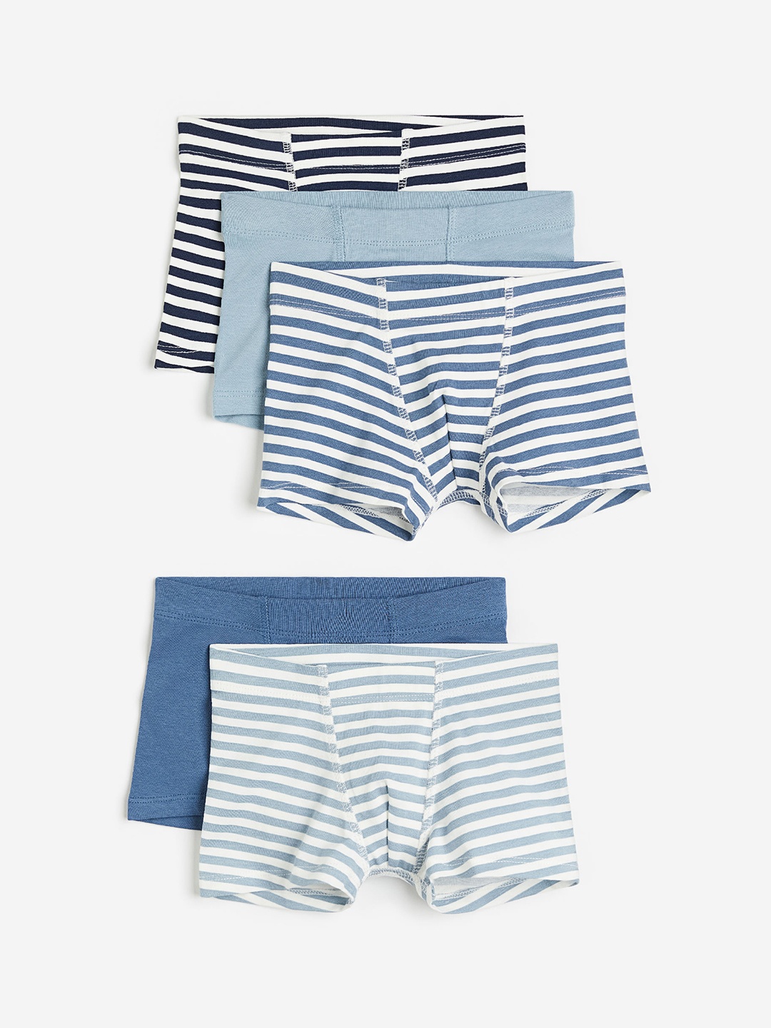 

H&M Boys 5-Pack Boxer Shorts, Blue