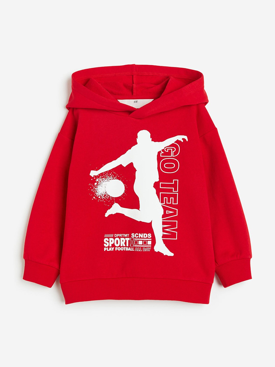 

H&M Infant Boys Printed Hoodie, Red