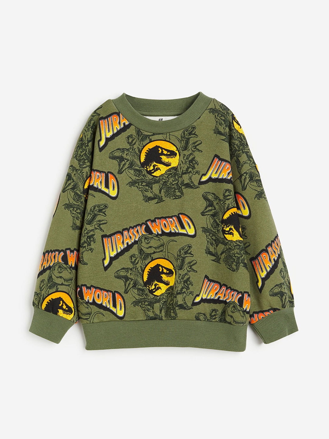 

H&M Infant Boys Oversized Printed Sweatshirt, Green