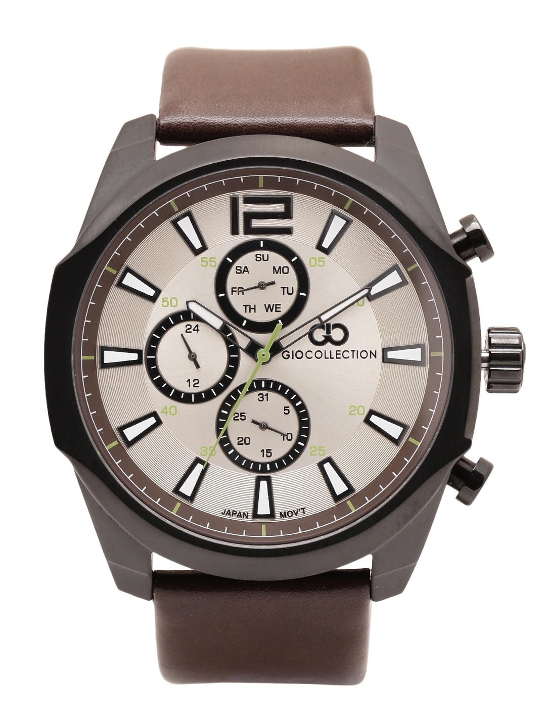 

GIO COLLECTION Men Silver-Toned Analogue Watch G1036-04