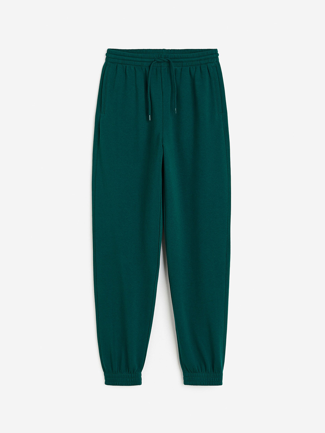 

H&M Women High-Waisted Joggers, Green