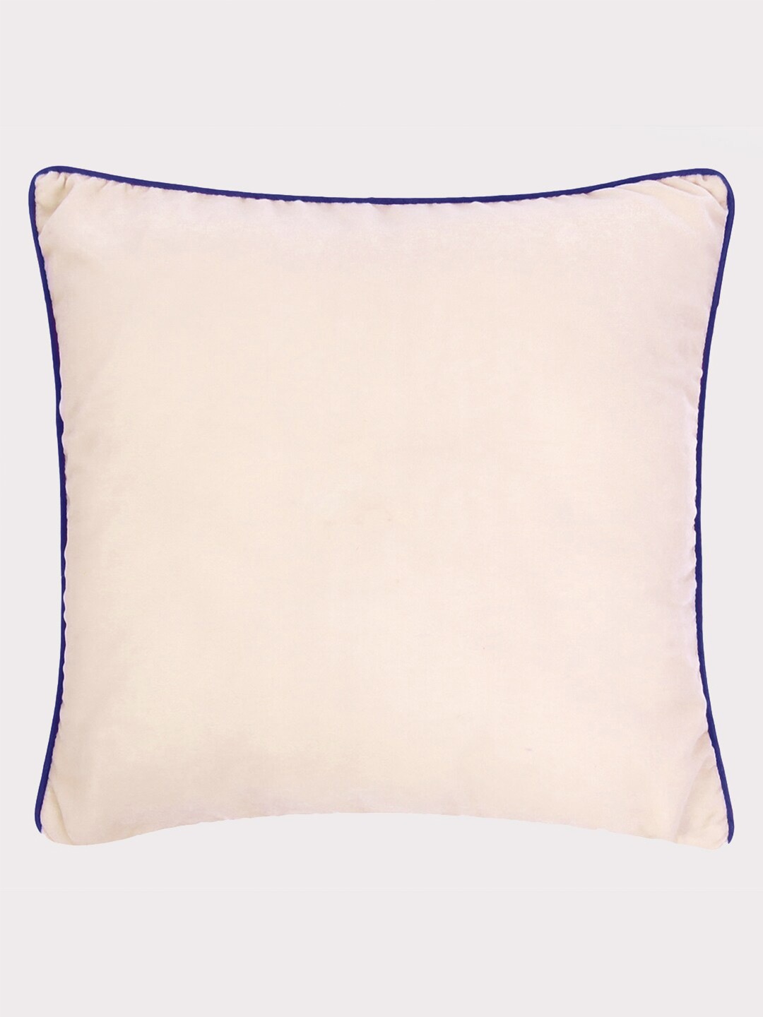 

OUSSUM Pink & Blue Velvet Square Cushion Cover