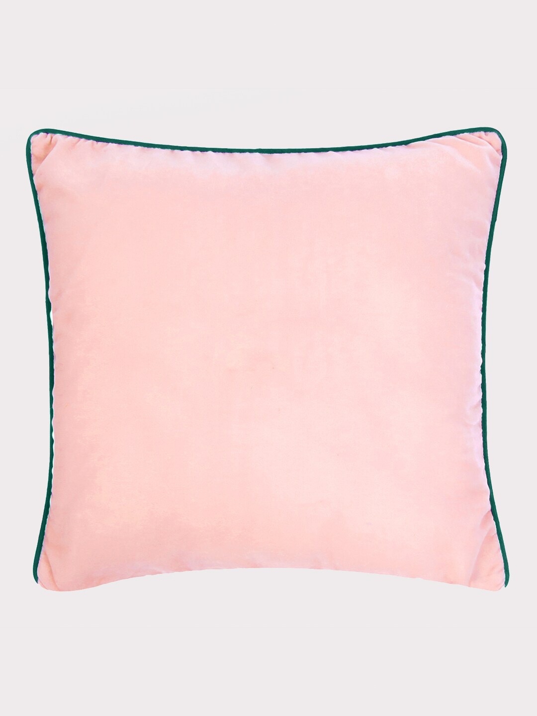 

OUSSUM Pink & Blue Velvet Square Cushion Cover