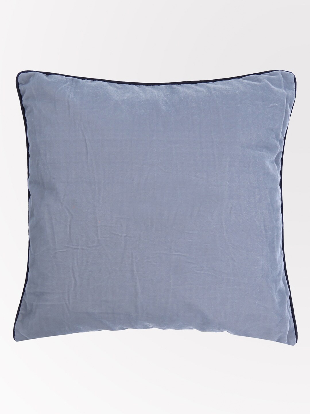 

OUSSUM Grey Velvet Square Cushion Cover