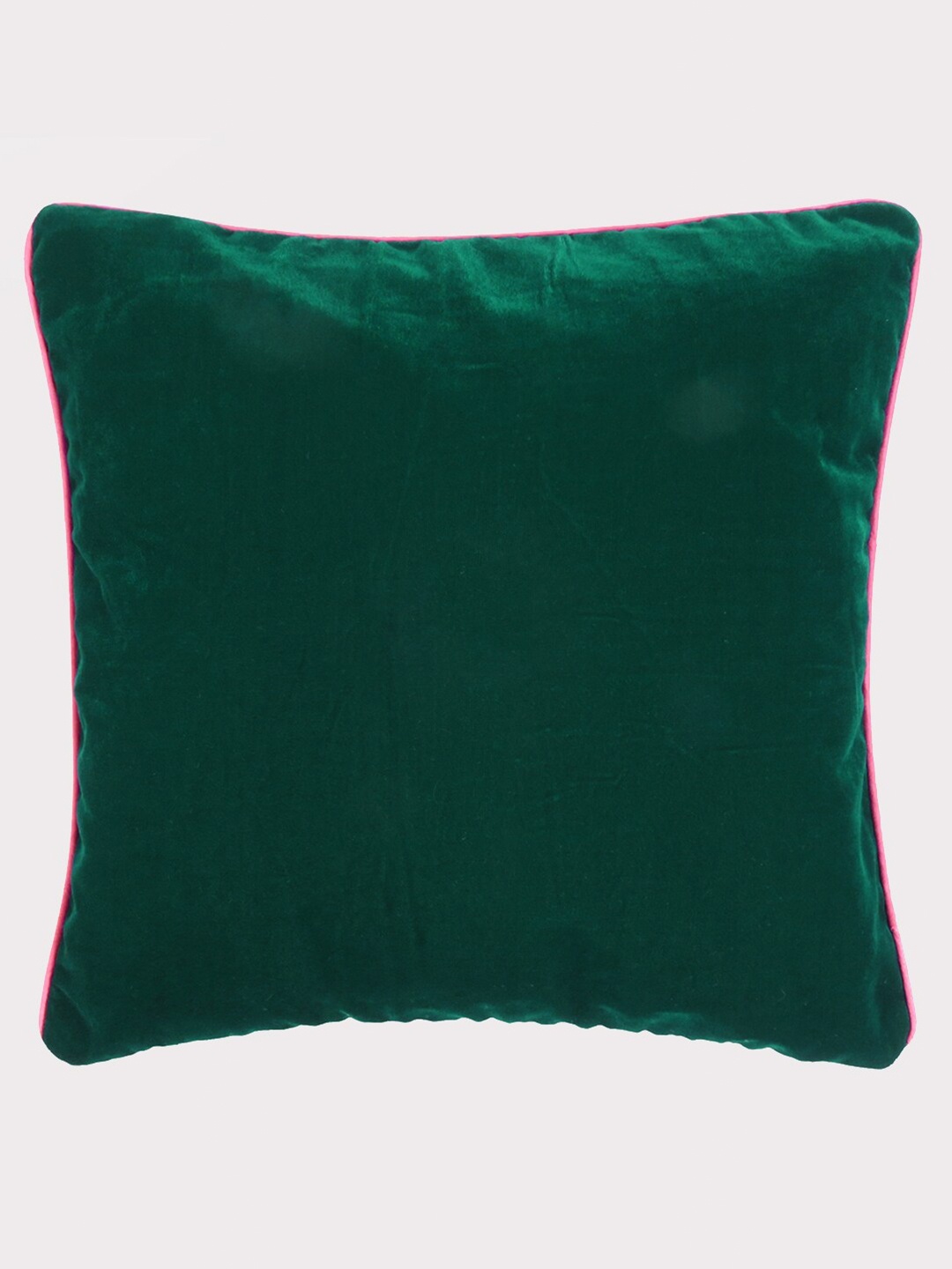 

OUSSUM Green Velvet Square Cushion Cover