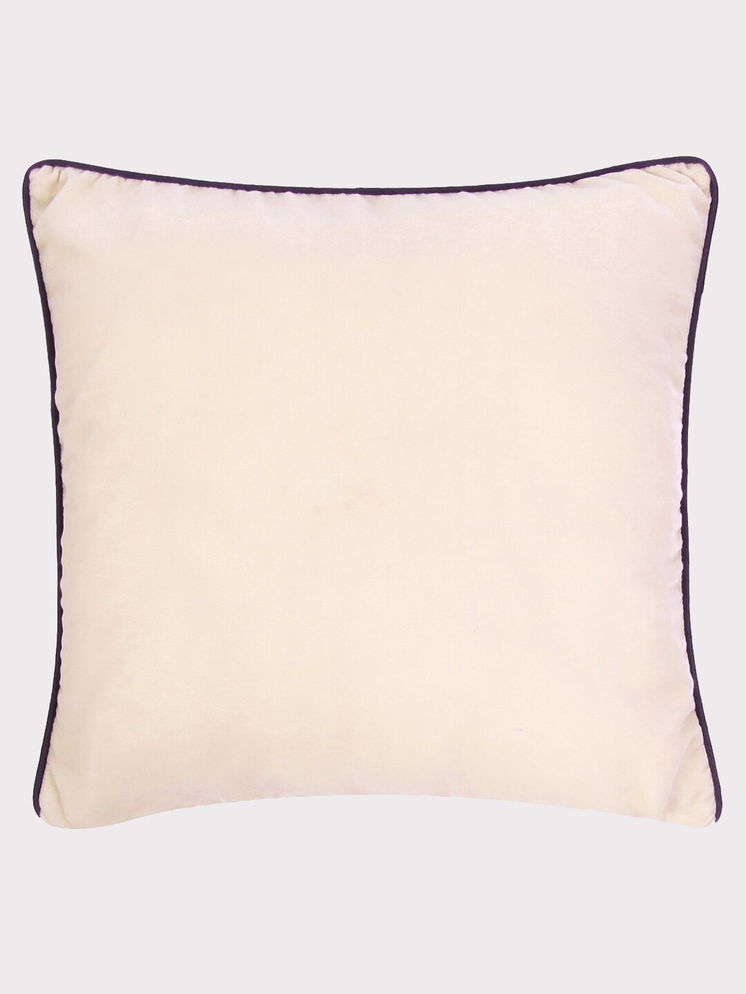 

OUSSUM Pink & Blue Velvet Square Cushion Cover