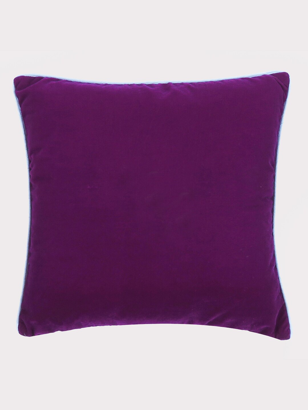 

OUSSUM Purple Velvet Square Cushion Cover