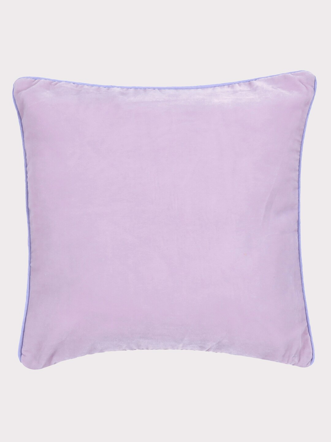 

OUSSUM Pink & Purple Velvet Square Cushion Cover