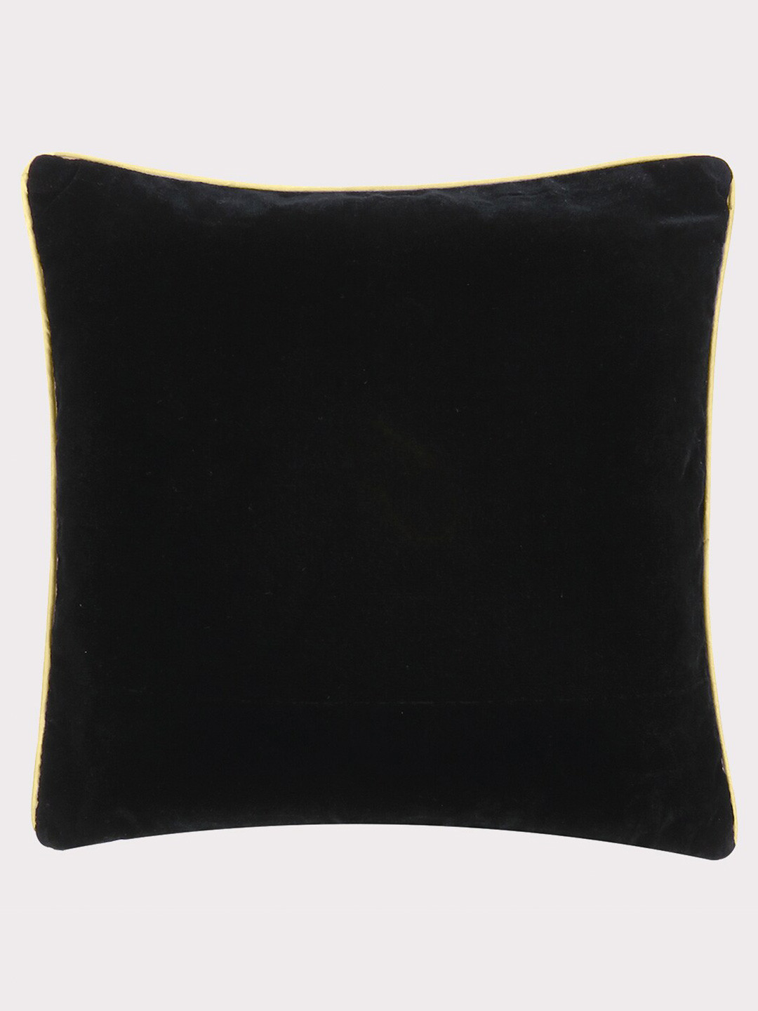 

OUSSUM Black Velvet Square Cushion Cover