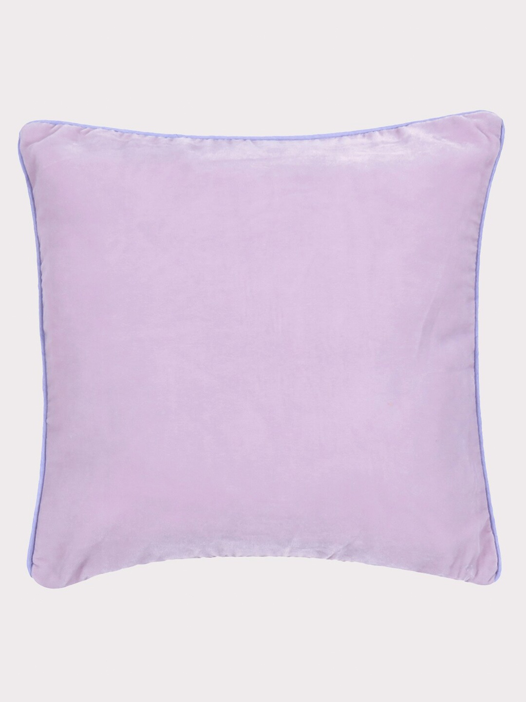 

OUSSUM Pink & Blue Velvet Square Cushion Cover