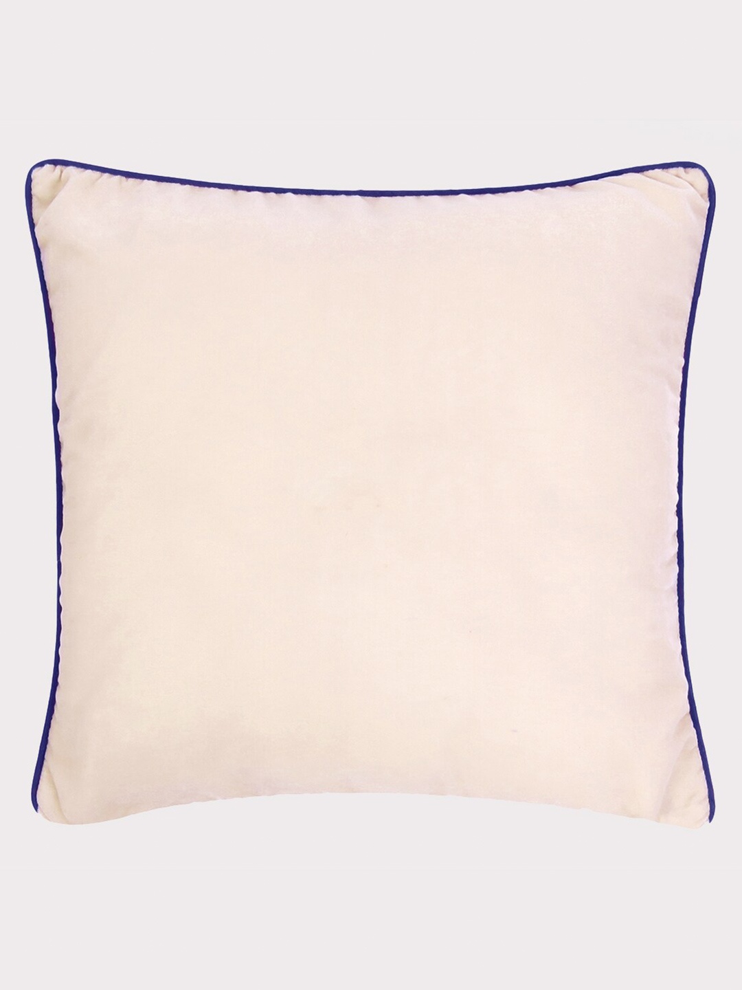 

OUSSUM Pink & Blue Velvet Square Cushion Cover