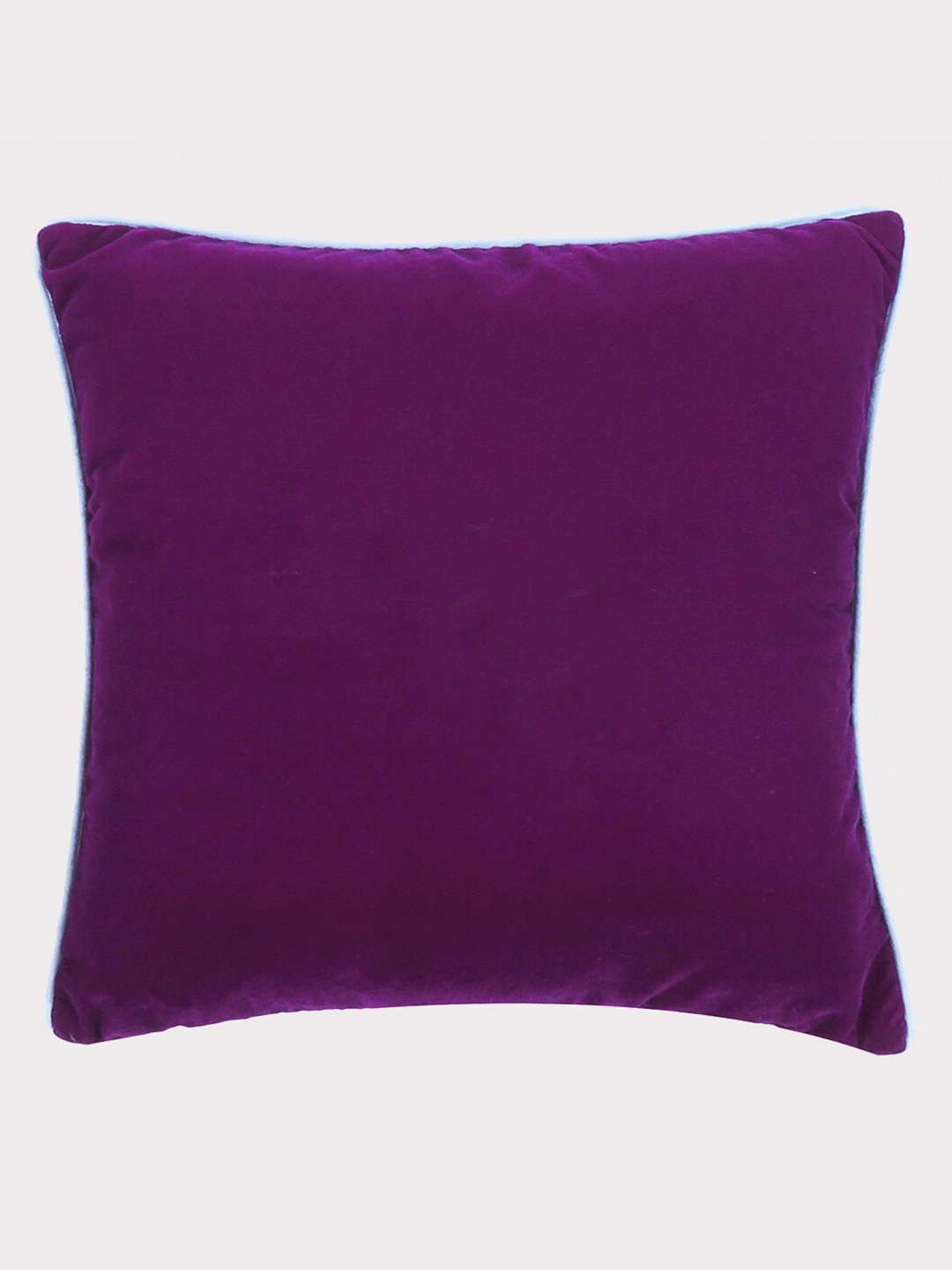 

OUSSUM Purple Velvet Square Cushion Cover