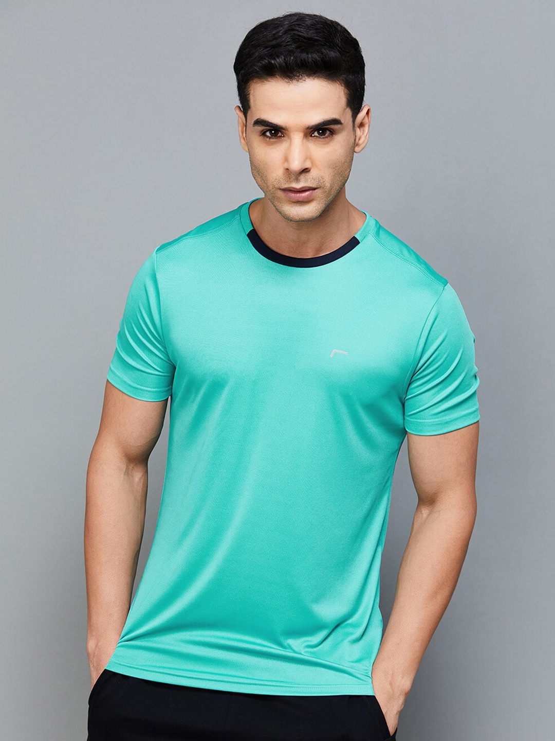 

Fame Forever by Lifestyle Round Neck Sports T-shirt, Blue