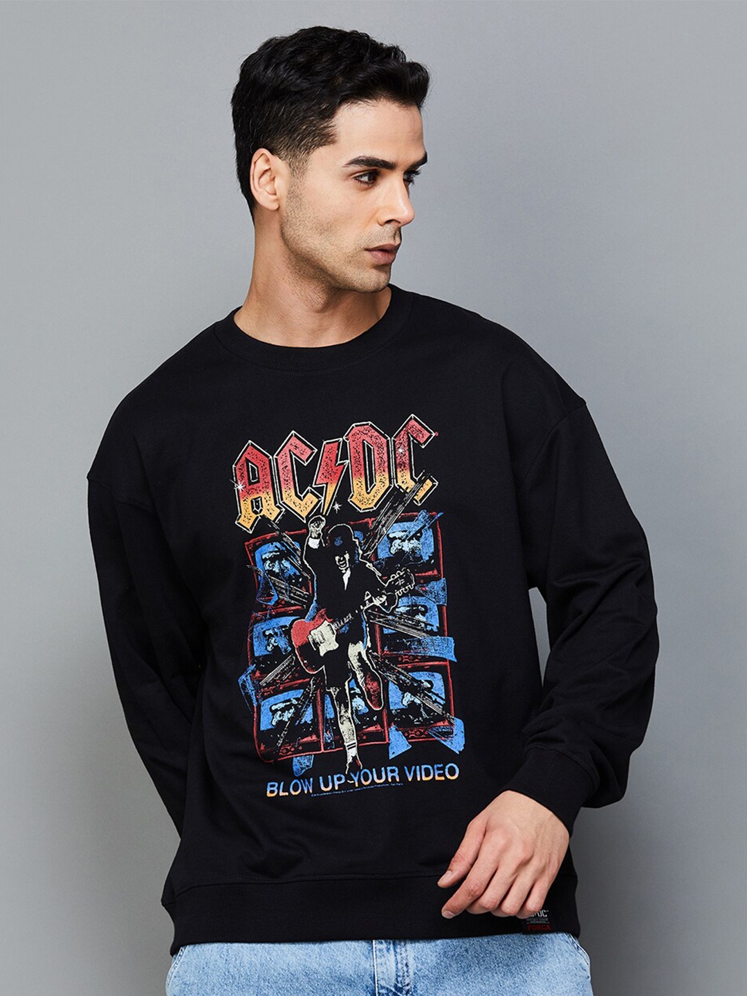 

Forca by Lifestyle Graphic Print Pullover Sweatshirt, Black