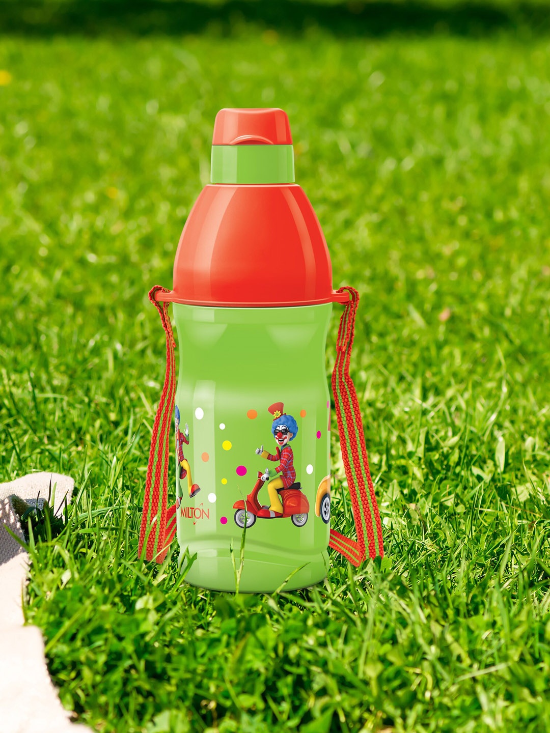 

Milton Kool Buddy 400 Red & Green Plastic Insulated Water Bottle 400ml