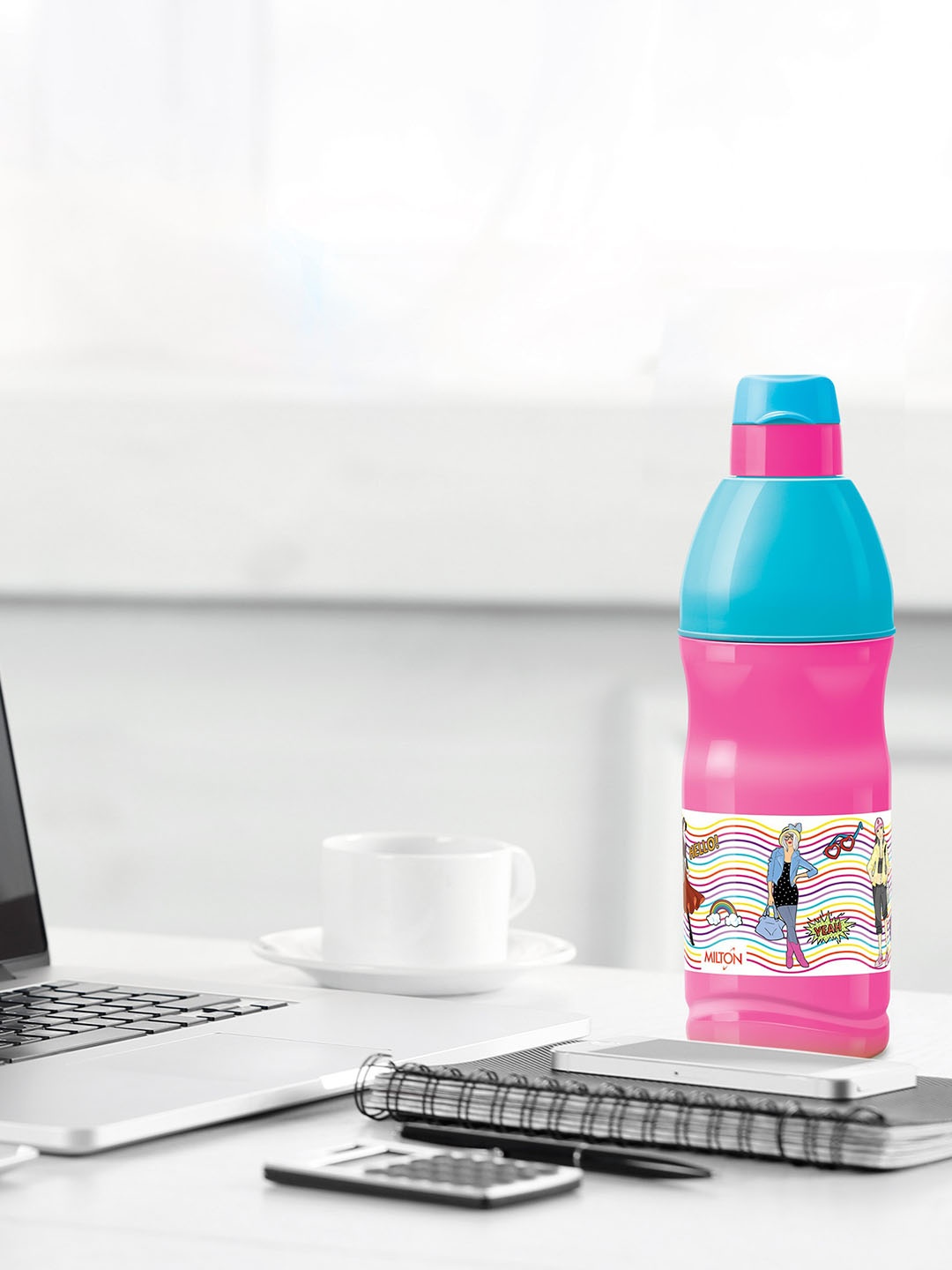 

Milton Kool Buddy 600 Pink Insulated Water Bottle 500ml